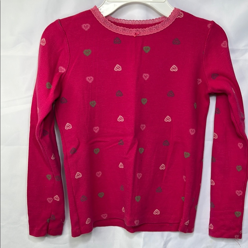 OshKosh B'gosh Pink Long Sleeve Heart Tee